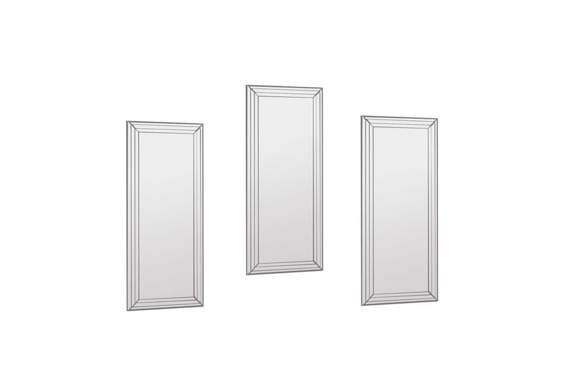 Koristeellinen peilisetti (3 osaa) Heba Neom Läpinäkyvä - Monivärinen - Sisustustuotteet - Peili