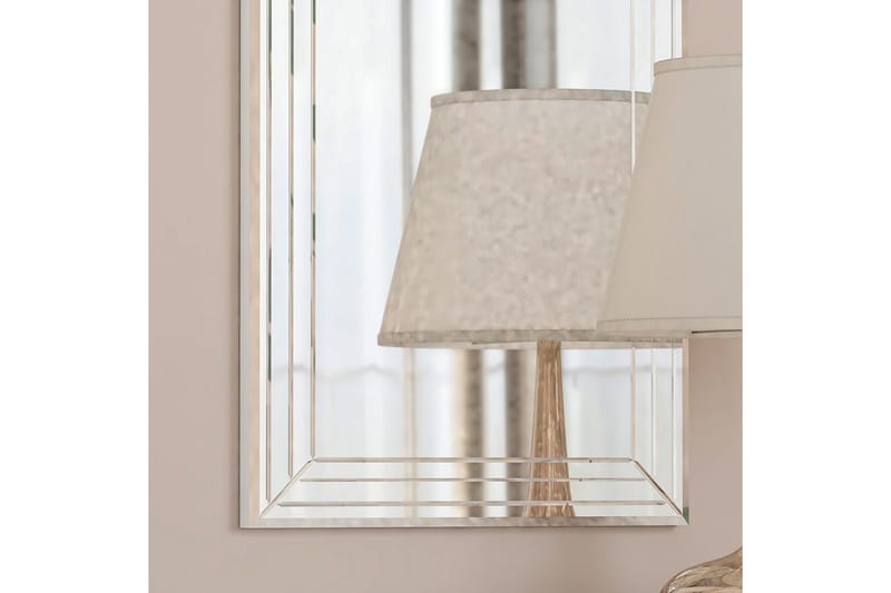 Koristeellinen peilisetti (3 osaa) Heba Neom Läpinäkyvä - Monivärinen - Sisustustuotteet - Peili