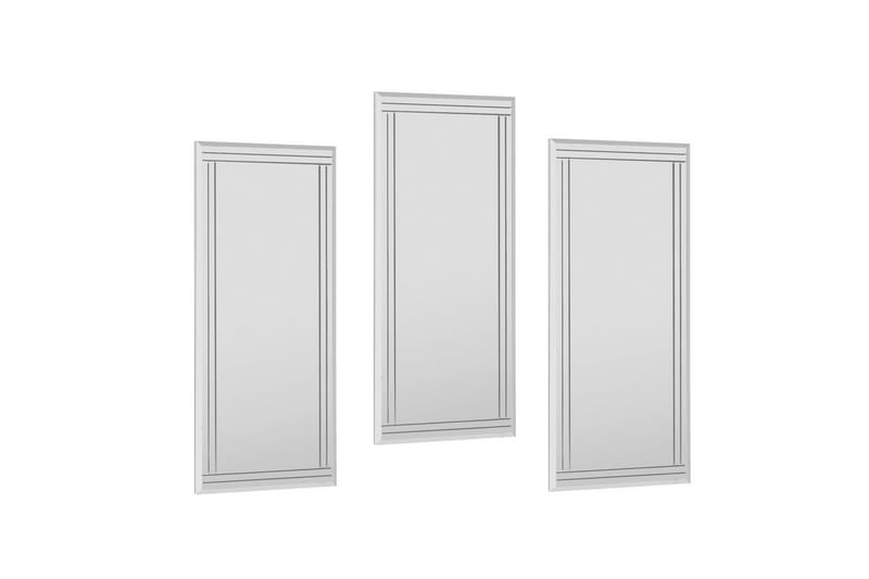 Koristeellinen peilisetti (3 osaa) Heba Buhem Läpinäkyvä - Norsunluunvalkoinen - Sisustustuotteet - Peili