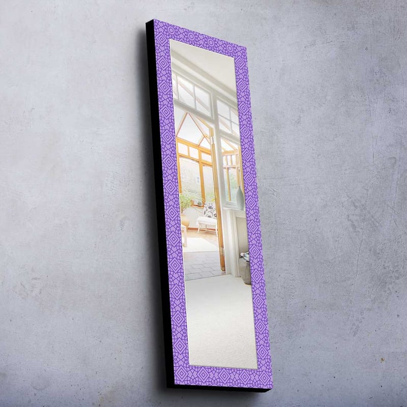 Koristepeili 40x120 cm - Liila - Sisustustuotteet - Peili