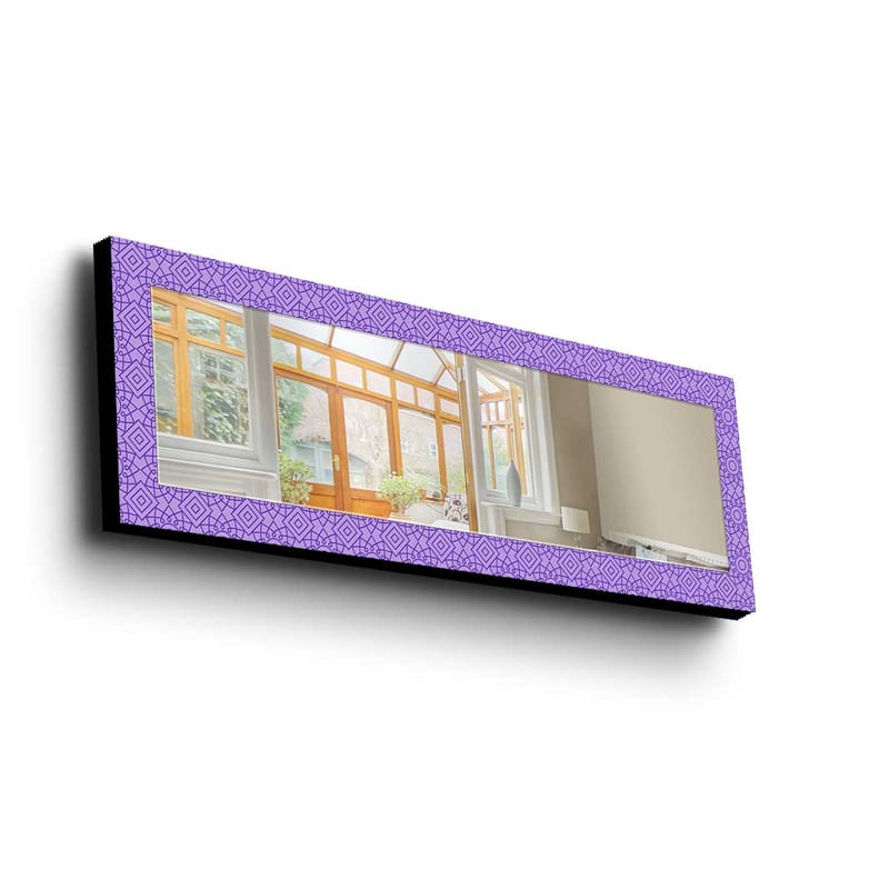 Koristepeili 40x120 cm - Liila - Sisustustuotteet - Peili