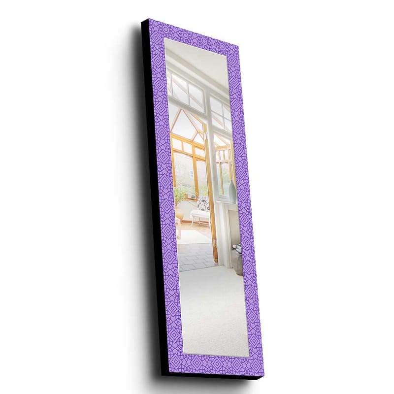 Koristepeili 40x120 cm - Liila - Sisustustuotteet - Peili