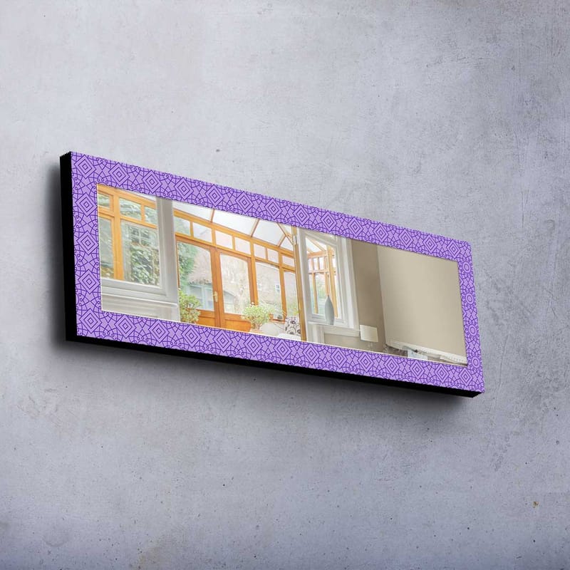 Koristepeili 40x120 cm - Liila - Sisustustuotteet - Peili