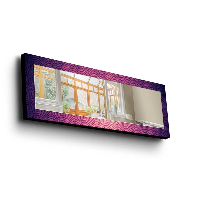 Koristepeili 40x120 cm - Liila - Sisustustuotteet - Peili