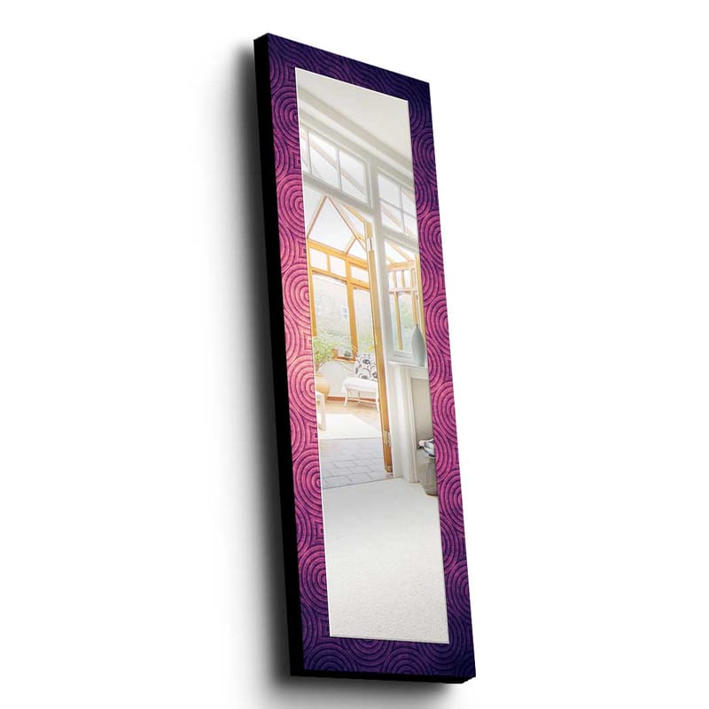Koristepeili 40x120 cm - Liila - Sisustustuotteet - Peili