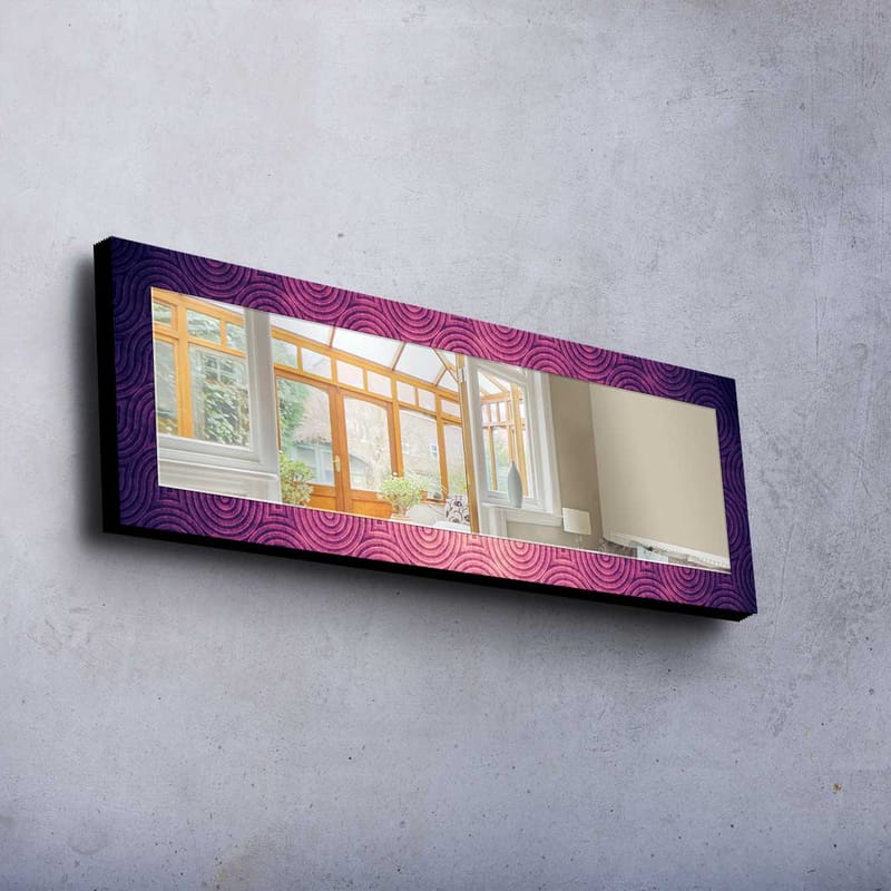 Koristepeili 40x120 cm - Liila - Sisustustuotteet - Peili