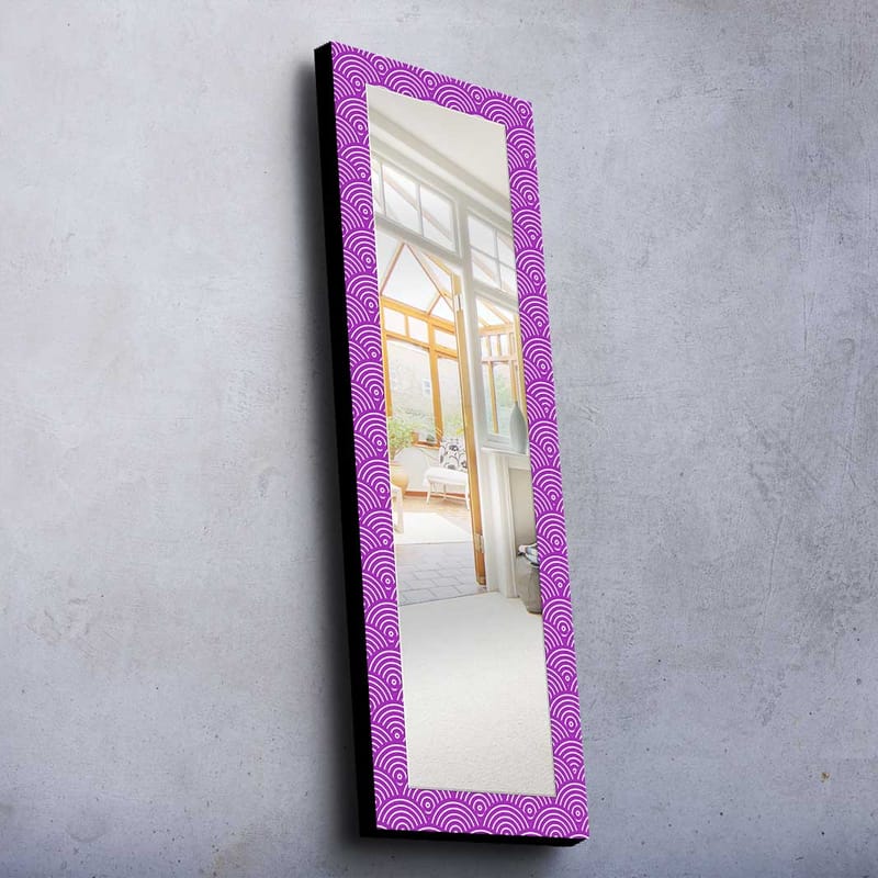 Koristepeili 40x120 cm - Liila - Sisustustuotteet - Peili