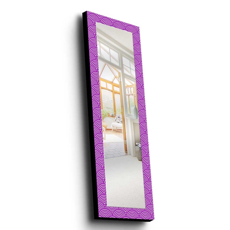 Koristepeili 40x120 cm - Liila - Sisustustuotteet - Peili