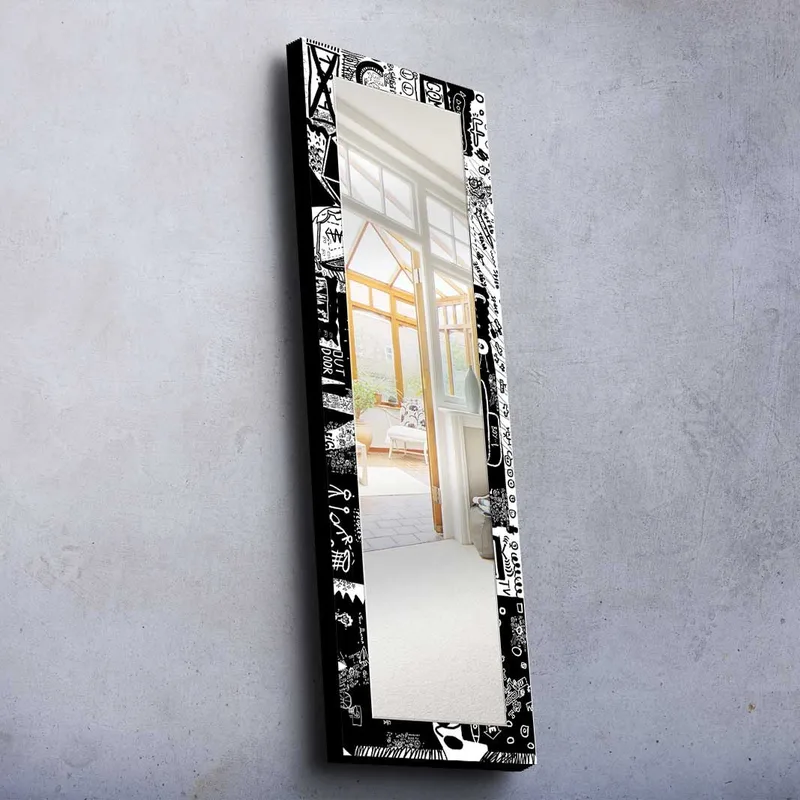 Koristepeili 40x120 cm, Monivärinen