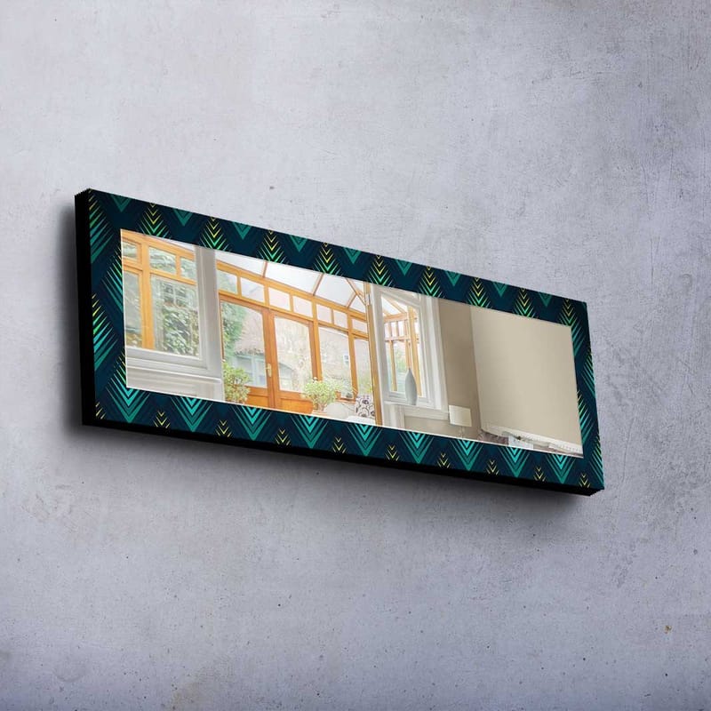 Koristepeili 40x120 cm - Monivärinen - Sisustustuotteet - Peili