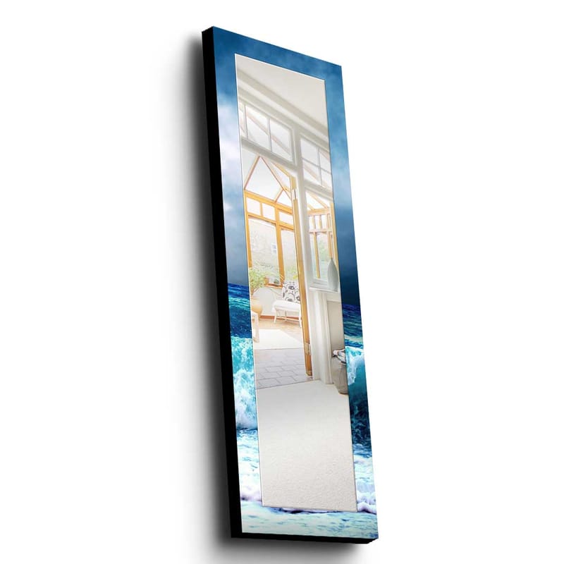 Koristepeili 40x120 cm - Monivärinen - Sisustustuotteet - Peili