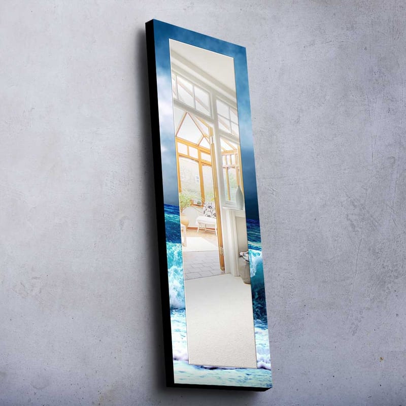 Koristepeili 40x120 cm - Monivärinen - Sisustustuotteet - Peili
