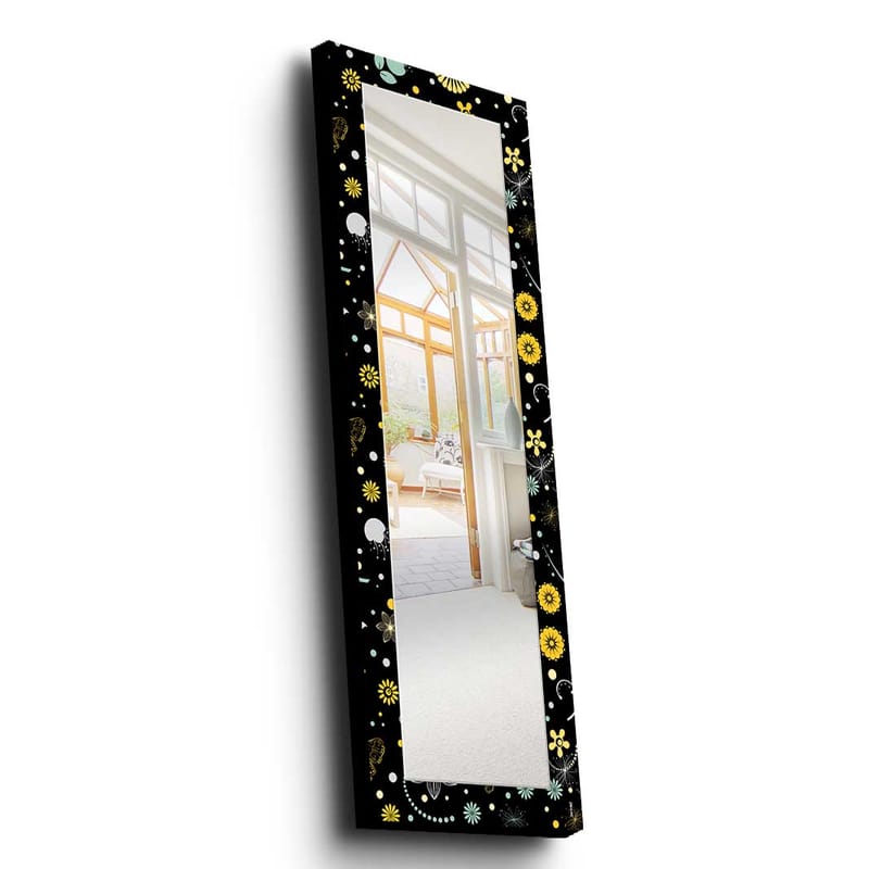 Koristepeili 40x120 cm - Monivärinen - Sisustustuotteet - Peili