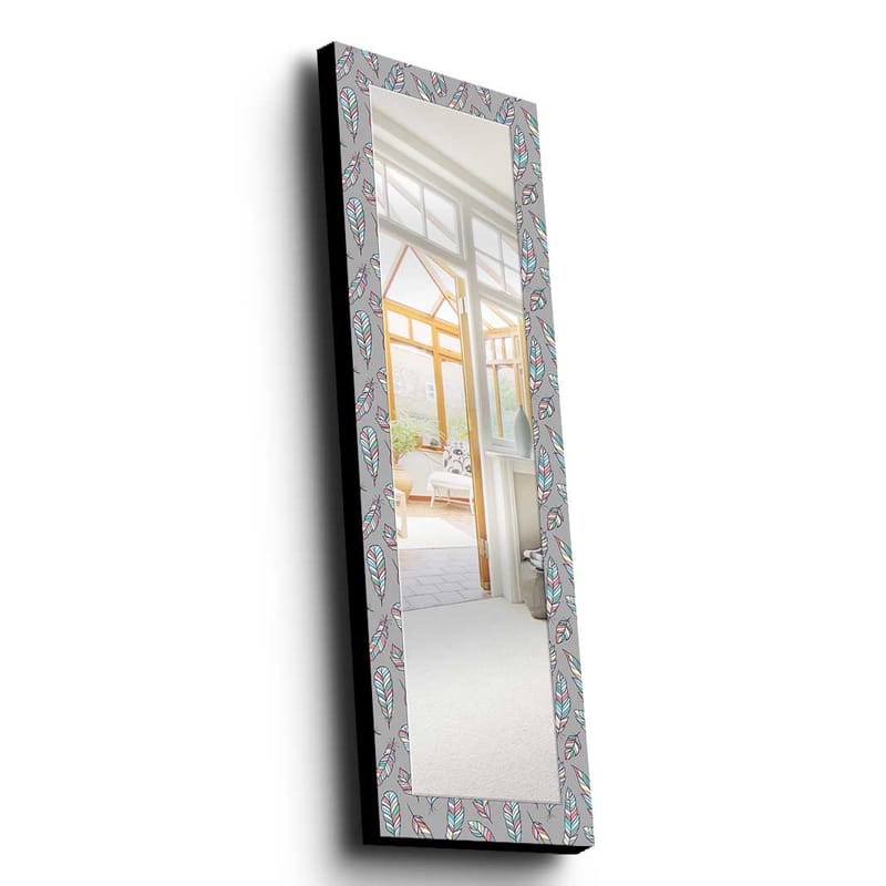Koristepeili 40x120 cm - Monivärinen - Sisustustuotteet - Peili