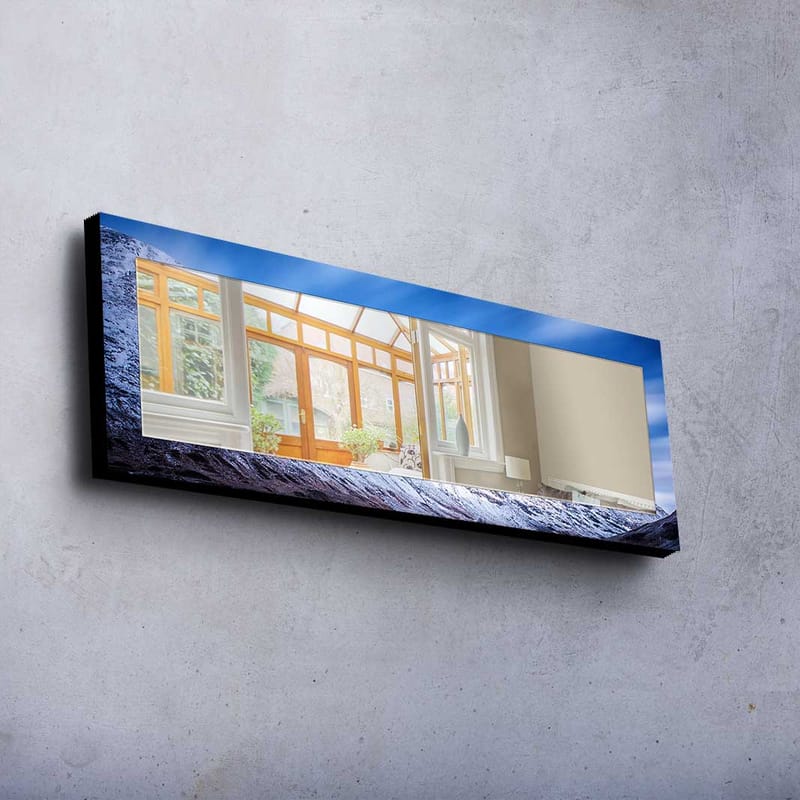 Koristepeili 40x120 cm - Monivärinen - Sisustustuotteet - Peili