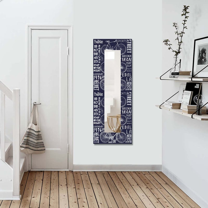 Koristepeili 40x120 cm - Monivärinen - Sisustustuotteet - Peili