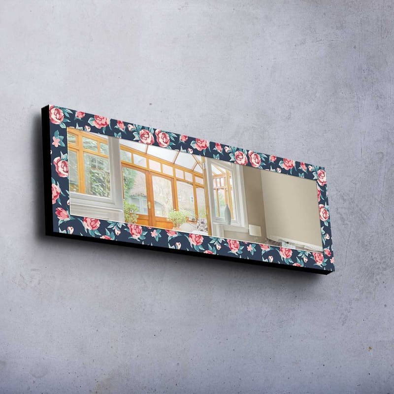 Koristepeili 40x120 cm - Monivärinen - Sisustustuotteet - Peili