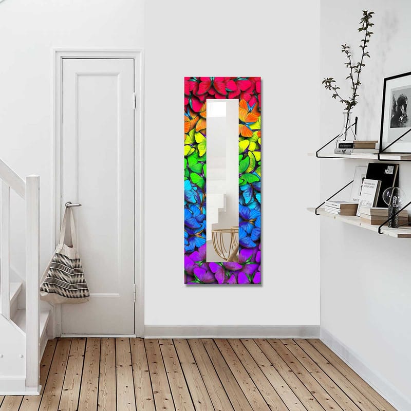 Koristepeili 40x120 cm - Monivärinen - Sisustustuotteet - Peili