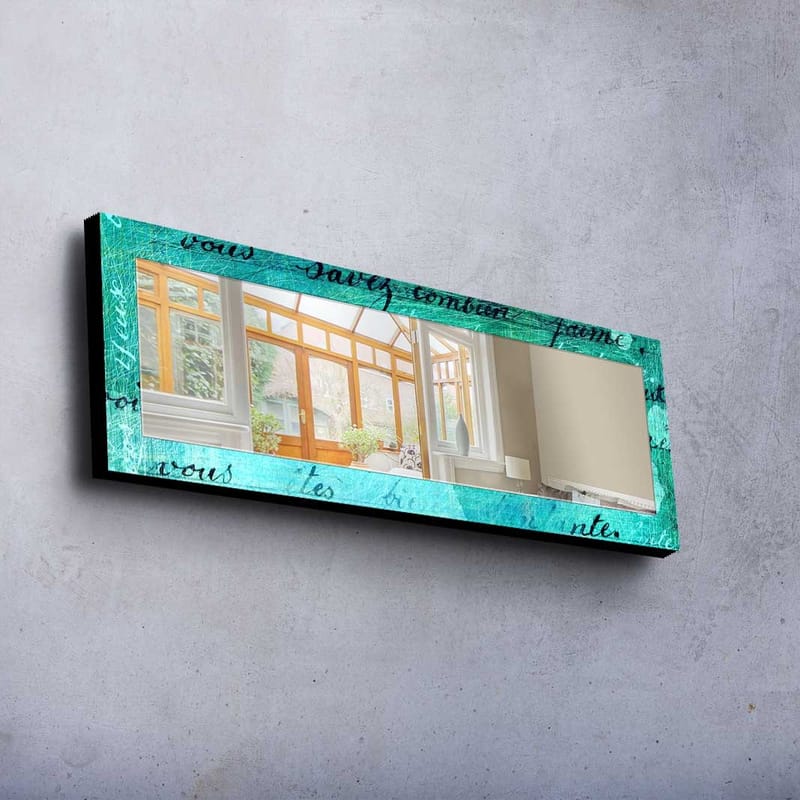 Koristepeili 40x120 cm - Monivärinen - Sisustustuotteet - Peili