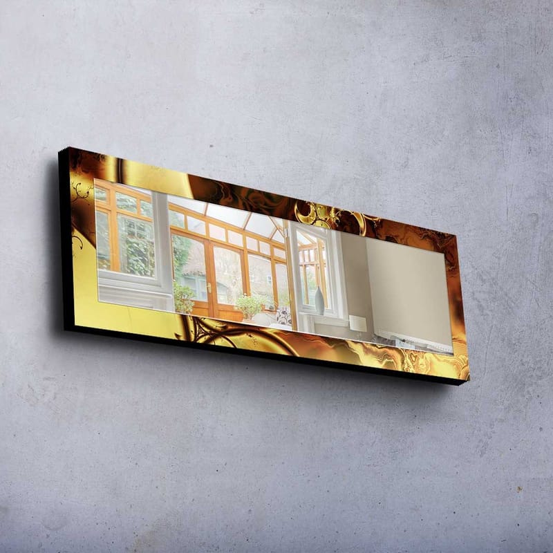 Koristepeili 40x120 cm - Monivärinen - Sisustustuotteet - Peili