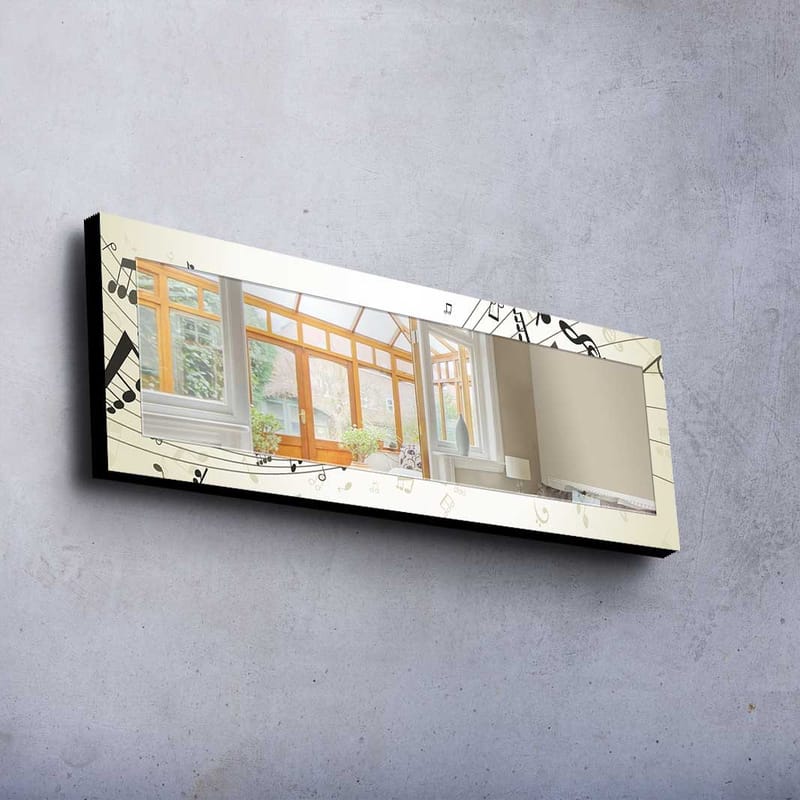 Koristepeili 40x120 cm - Monivärinen - Sisustustuotteet - Peili