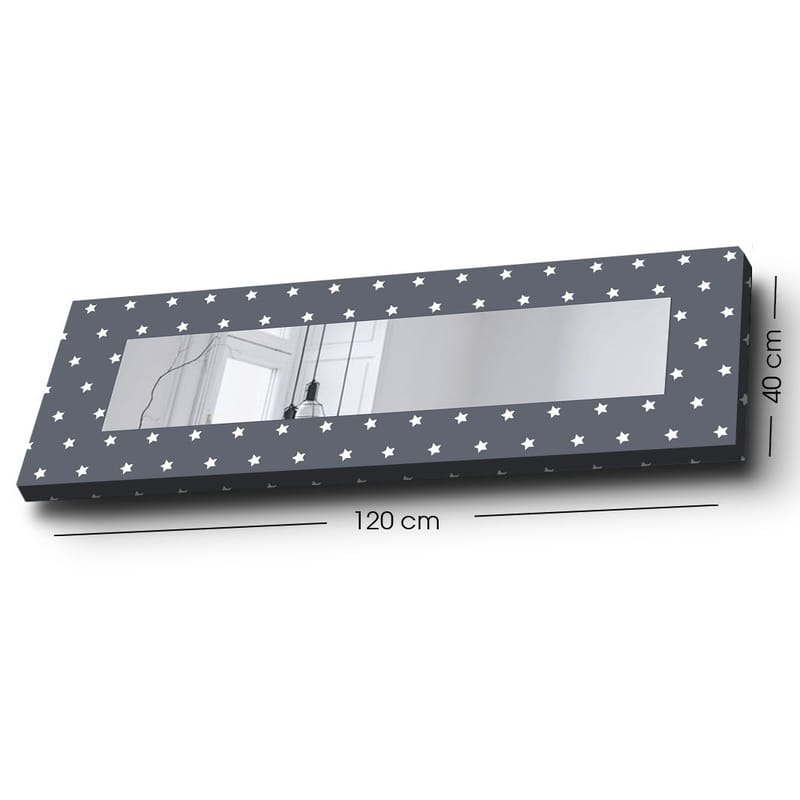 Koristepeili 40x120 cm - Monivärinen - Sisustustuotteet - Peili