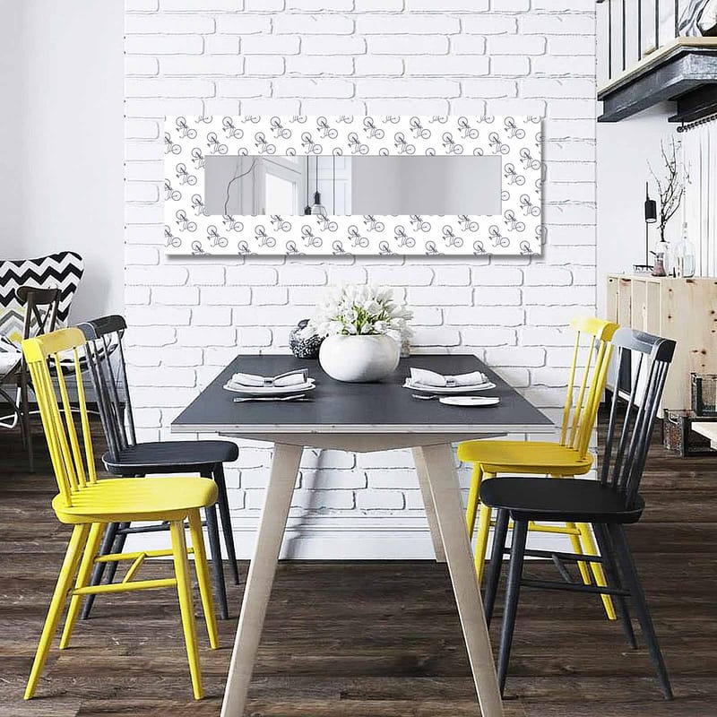 Koristepeili 40x120 cm, Monivärinen