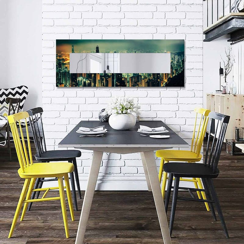 Koristepeili 40x120 cm - Monivärinen - Sisustustuotteet - Peili