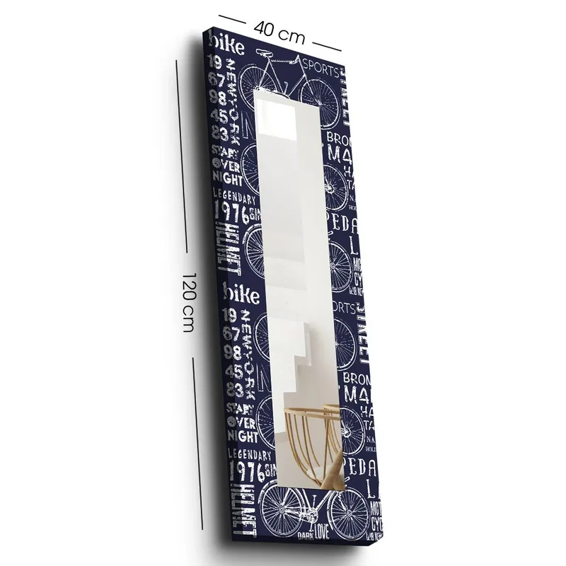 Koristepeili 40x120 cm, Monivärinen