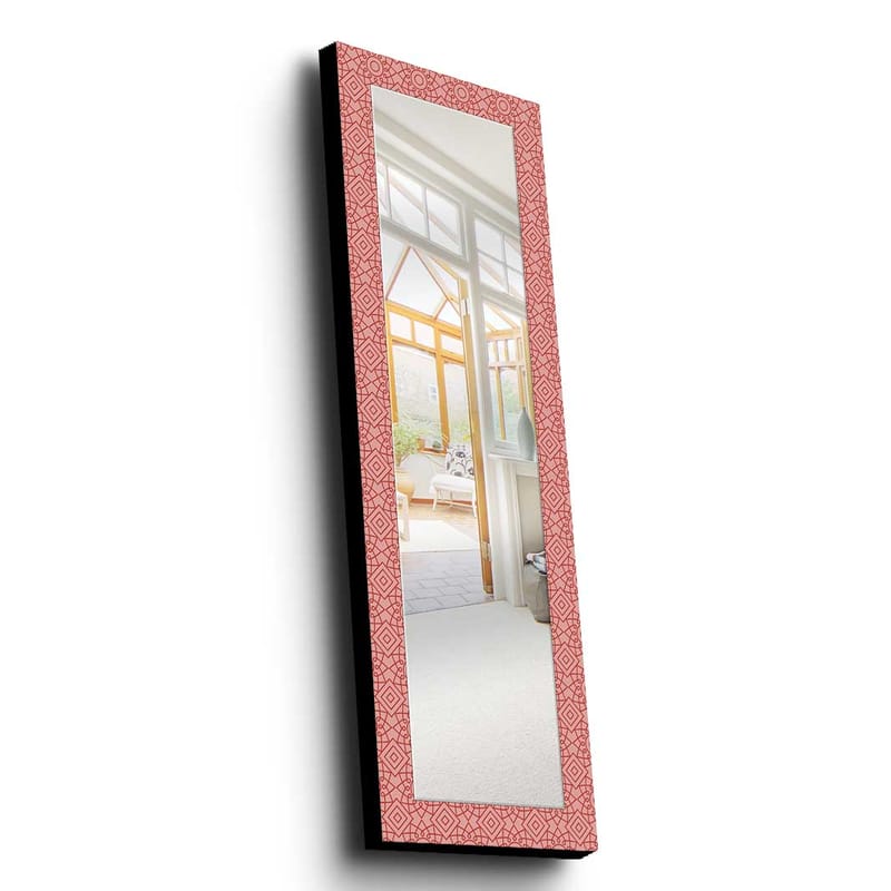 Koristepeili 40x120 cm - Roosa - Sisustustuotteet - Peili