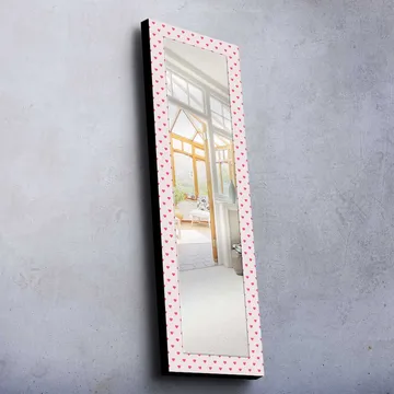 Koristepeili 40x120 cm - Roosa - Sisustustuotteet - Peili