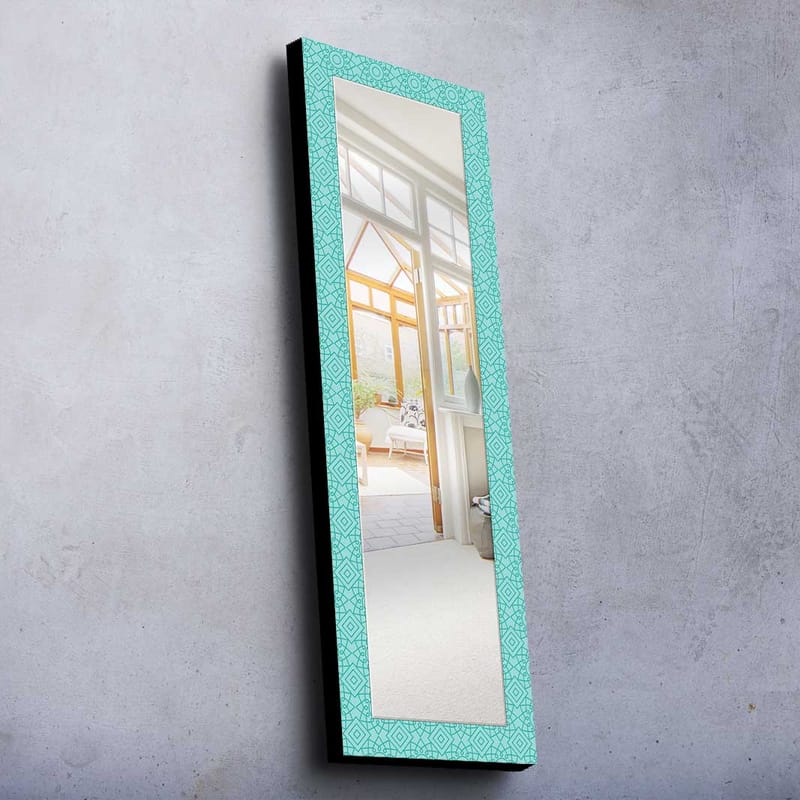 Koristepeili 40x120 cm - Turkoosi - Sisustustuotteet - Peili