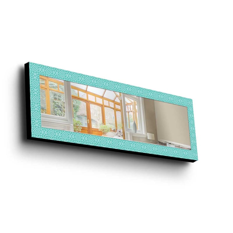 Koristepeili 40x120 cm - Turkoosi - Sisustustuotteet - Peili