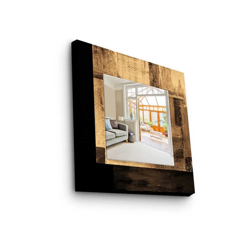 Koristepeili 50x50 cm - Monivärinen - Sisustustuotteet - Peili