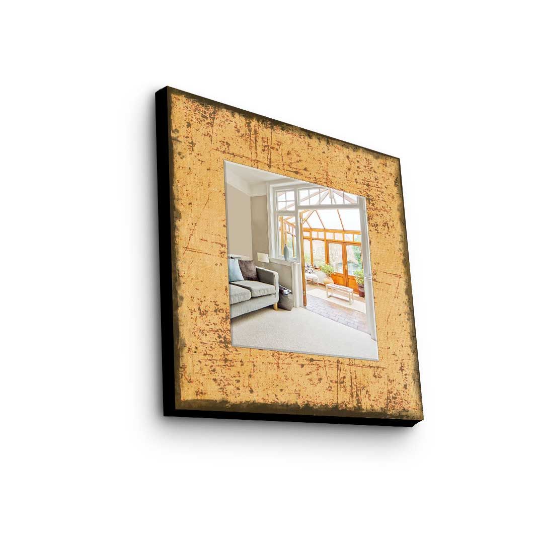 Koristepeili 50x50 cm - Monivärinen - Sisustustuotteet - Peili