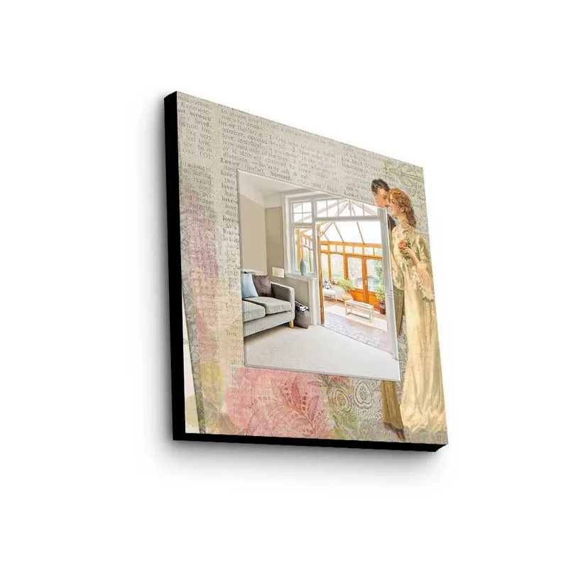 Koristepeili 50x50 cm, Monivärinen