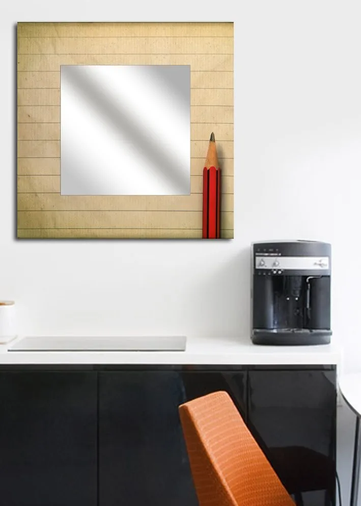 Koristepeili 50x50 cm, Monivärinen