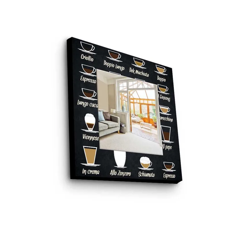 Koristepeili 50x50 cm, Monivärinen