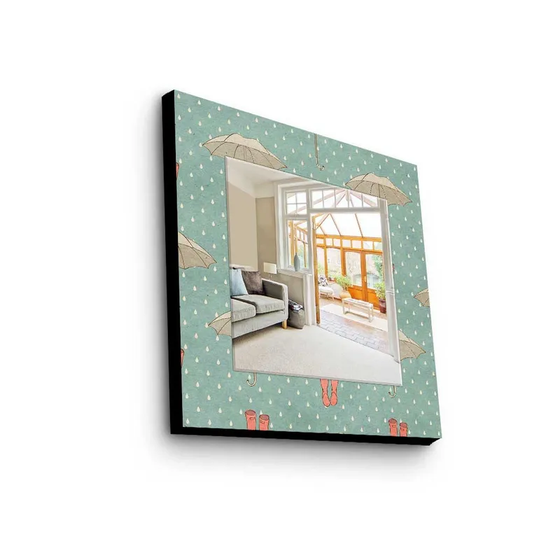 Koristepeili 50x50 cm, Monivärinen