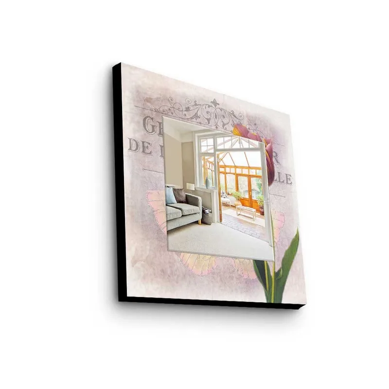 Koristepeili 50x50 cm, Monivärinen