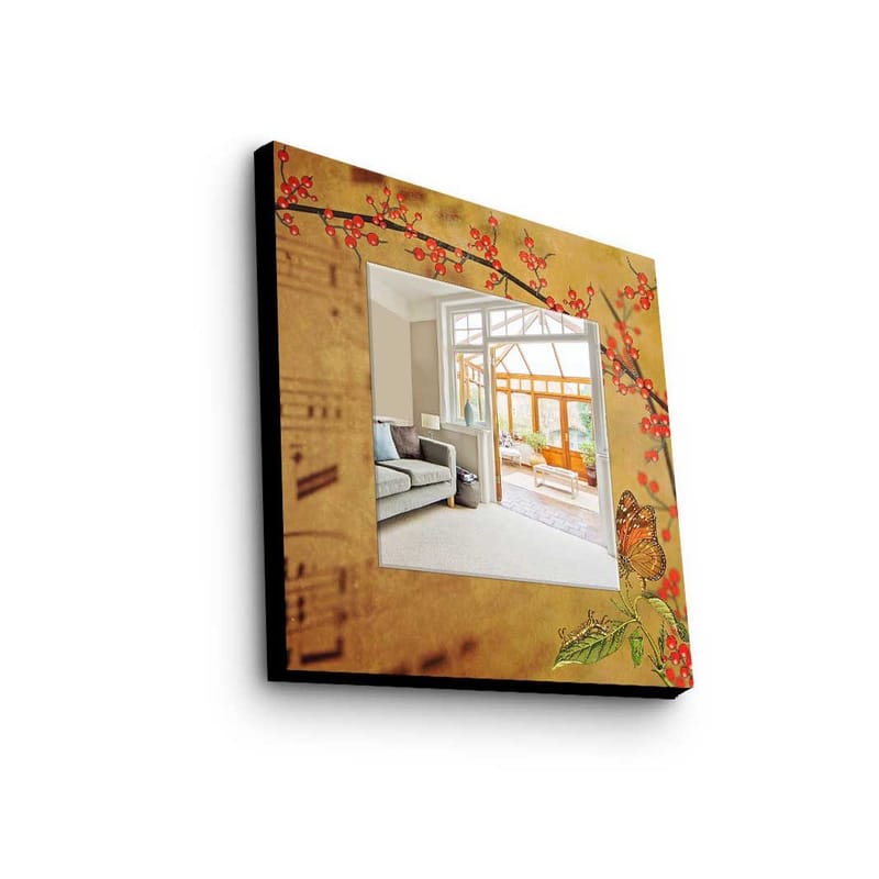 Koristepeili 50x50 cm, Monivärinen