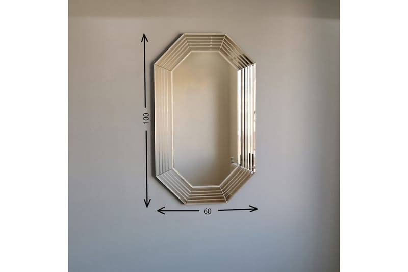 Koristepeili Amogha 60 cm - Pronssi - Sisustustuotteet - Peili