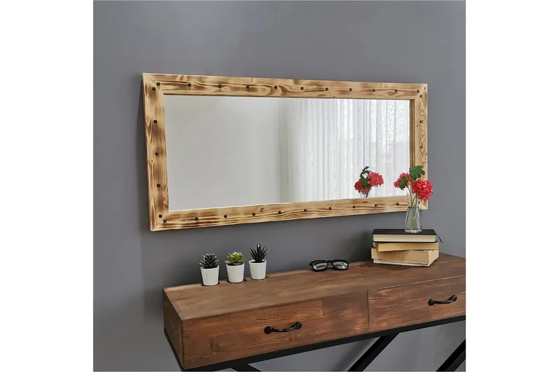 Koristepeili Arichabala 110 cm - Pähkinä - Sisustustuotteet - Peili