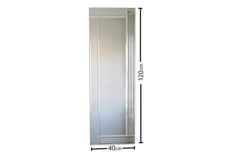 Koristepeili Brinlea 40 cm - Hopea - Sisustustuotteet - Peili