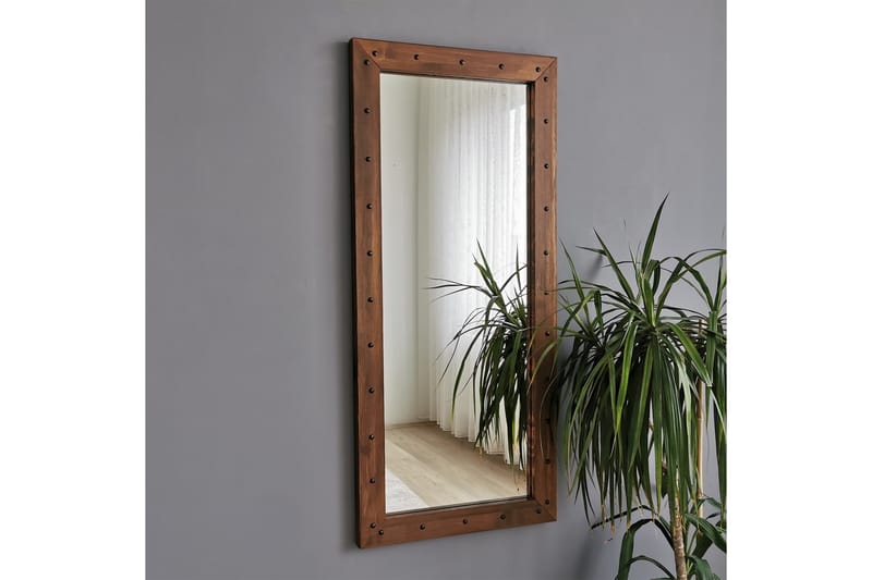 Koristepeili Caraleigh 50 cm - Pähkinä - Sisustustuotteet - Peili