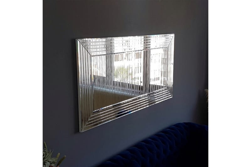 Koristepeili Catilyn 65 cm - Hopea - Sisustustuotteet - Peili