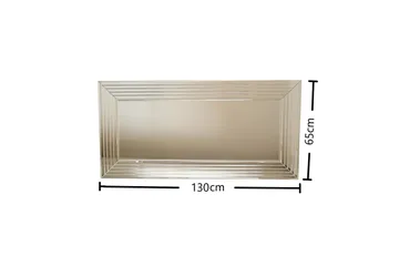 Koristepeili Catilyn 65 cm - Hopea - Sisustustuotteet - Peili