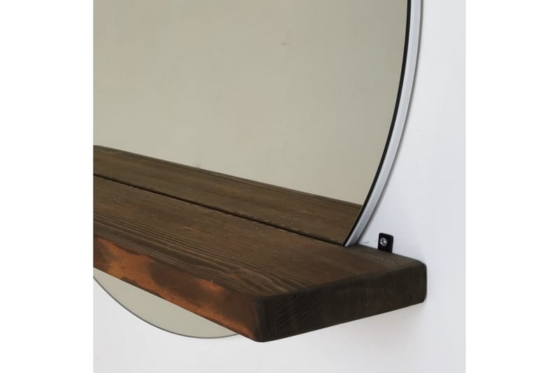 Koristepeili Fechtner 70 cm - Pähkinä - Sisustustuotteet - Peili