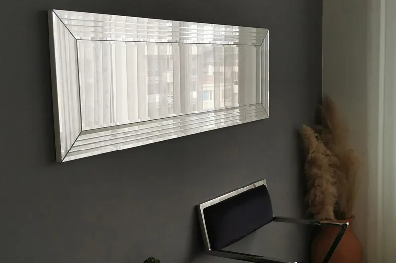 Koristepeili Feser 120 cm - Hopea - Sisustustuotteet - Peili