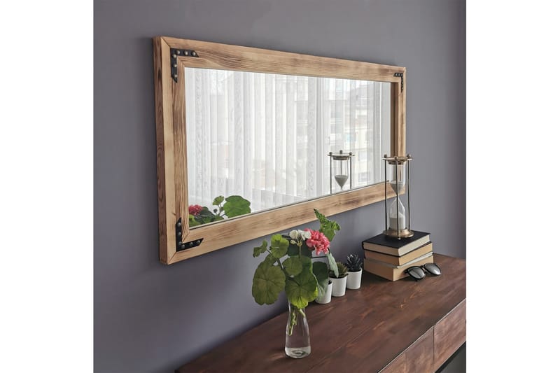 Koristepeili Haddiscoe 110 cm - Pähkinä - Sisustustuotteet - Peili